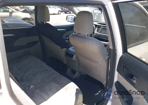 2018 Toyota Highlander Le z USA, uszkodzony, nr VIN 5TDZARFH8JS033218